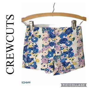 Crewcuts Frankie Shorts Vintage Floral Sz 7 Girls